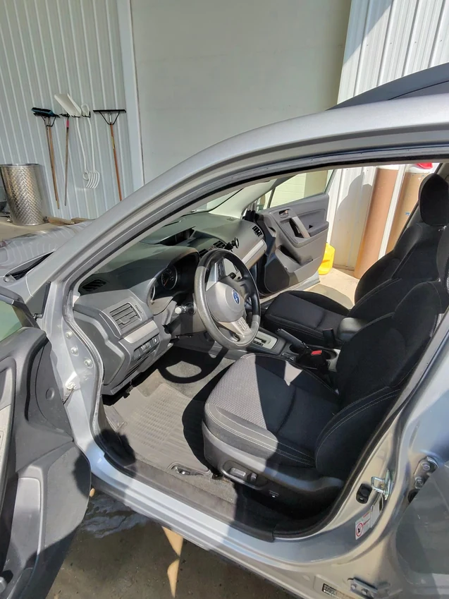 Subaru Forester interior detail — after