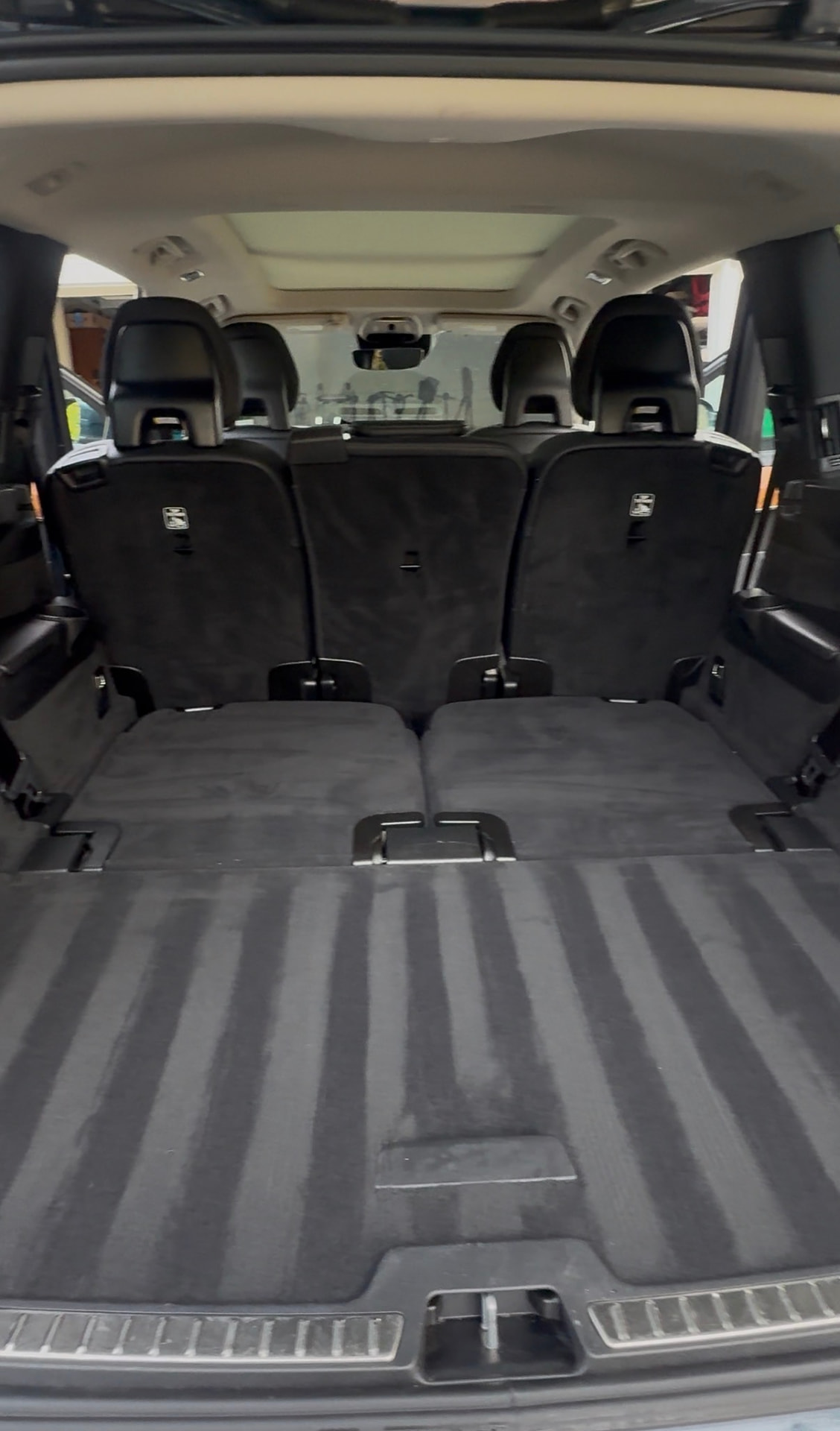 Cargo area after cleaning