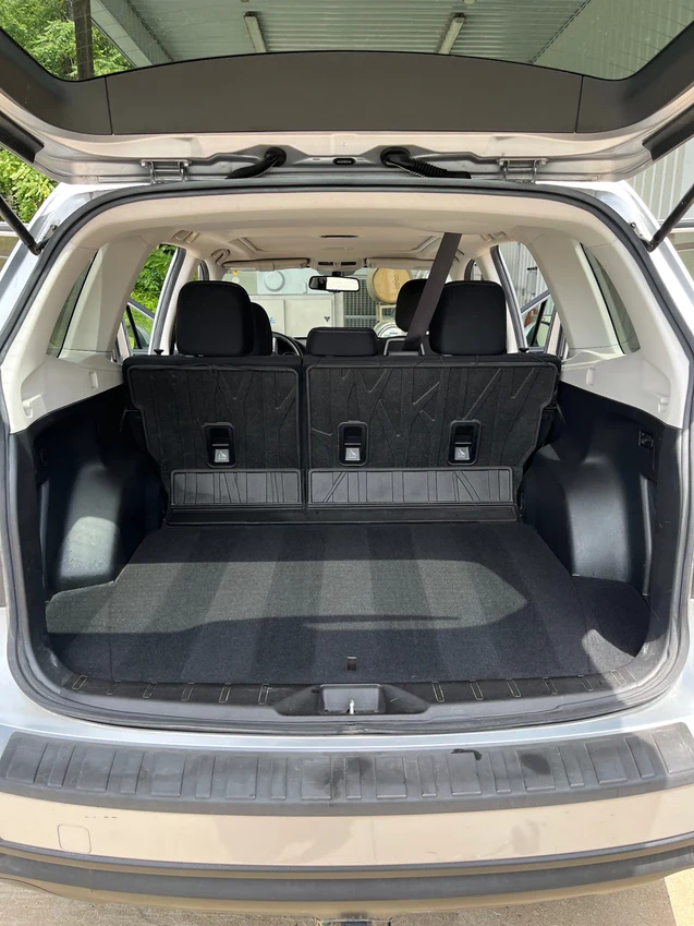 Trunk deep clean — after