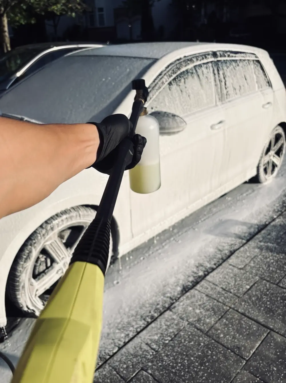 Foam Cannon Pre-Soak — VW Golf